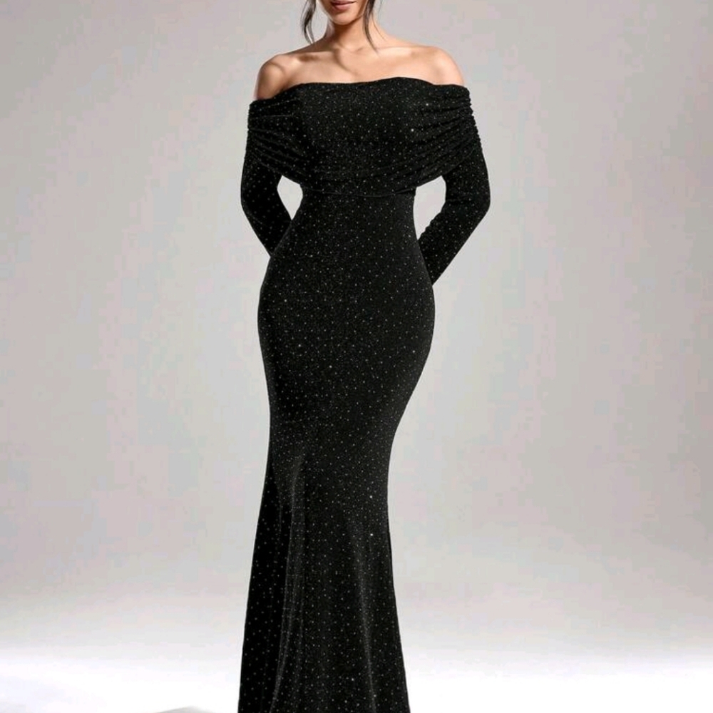 Coutiva SHEIN Belle Autumn And Winter Women's Solid Color Hot Diamond Fashion Sl